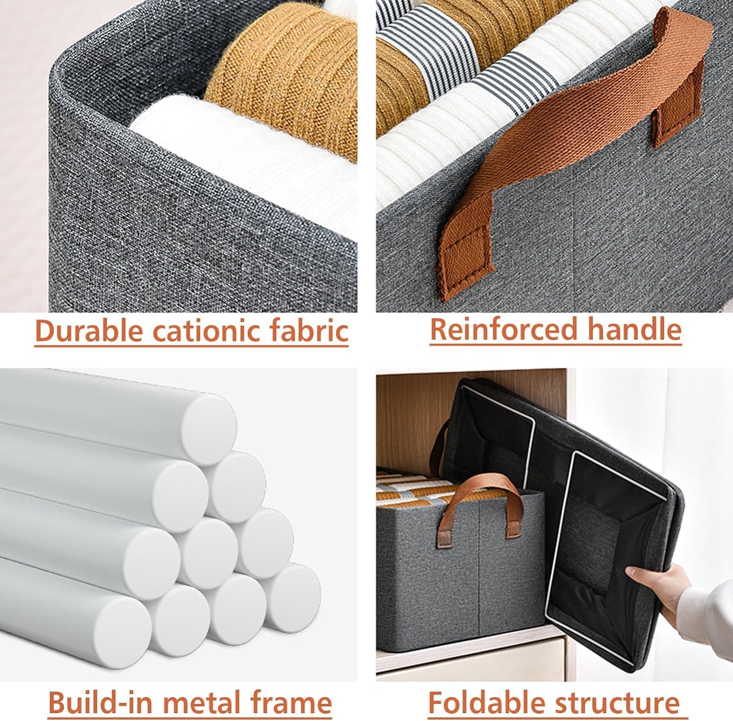 BUY 2 Get 1 FREE- Foldable Storage Box | Free Delivery