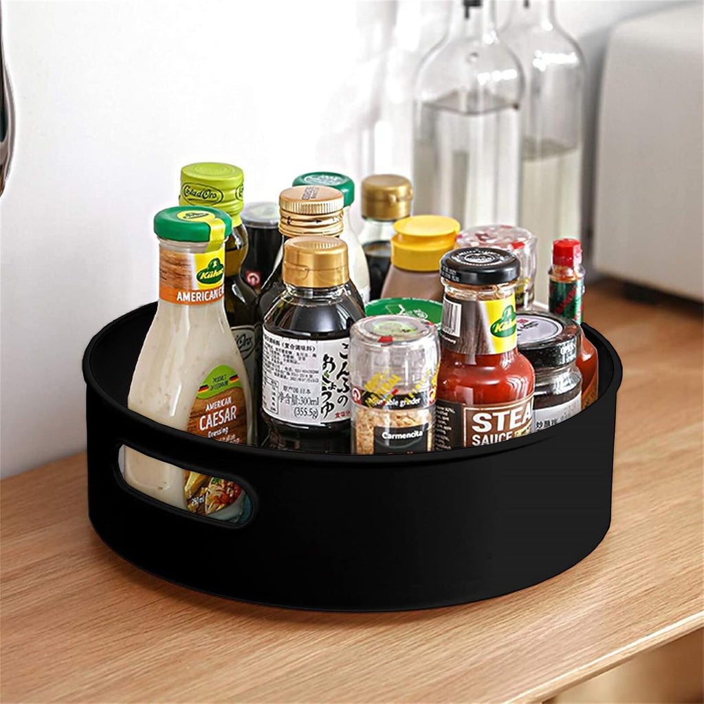 SpinSmart 360° Rotating Organizer Tray Black – Buy 1 Get 1 FREE! | DailySmart Exclusive Offer