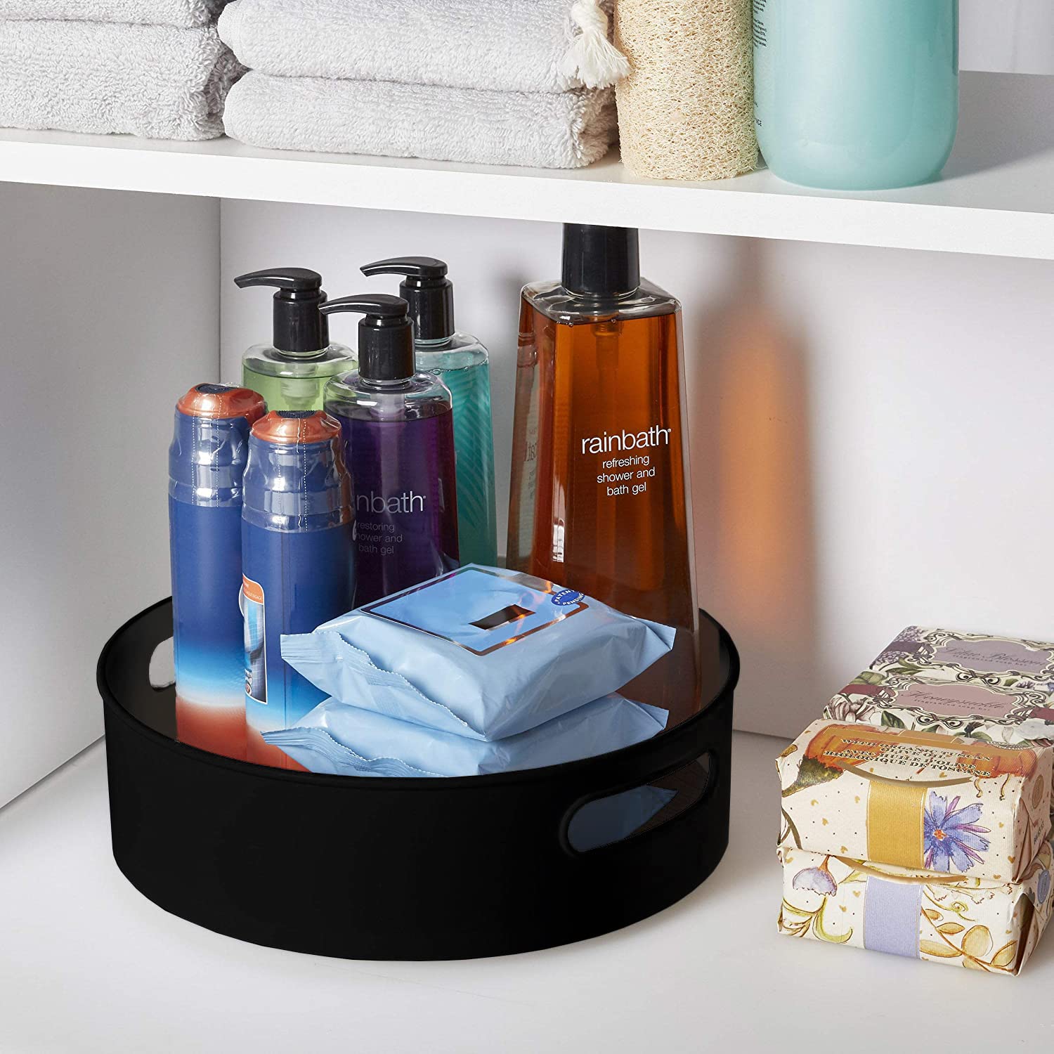 SpinSmart 360° Rotating Organizer Tray Black – Buy 1 Get 1 FREE! | DailySmart Exclusive Offer