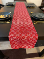 Christmas Table Runner – Festive Dining Table Decoration for Holiday Parties & Home Décor